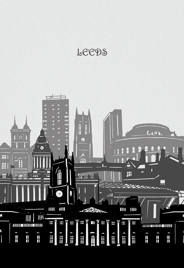 Leeds Cityscape Digital Art