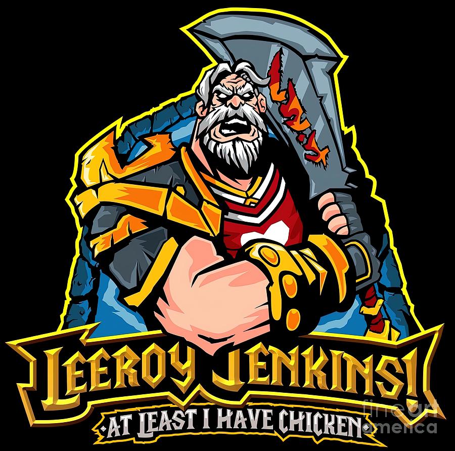 Leeroy Jenkins Painting by Damien Adams - Fine Art America