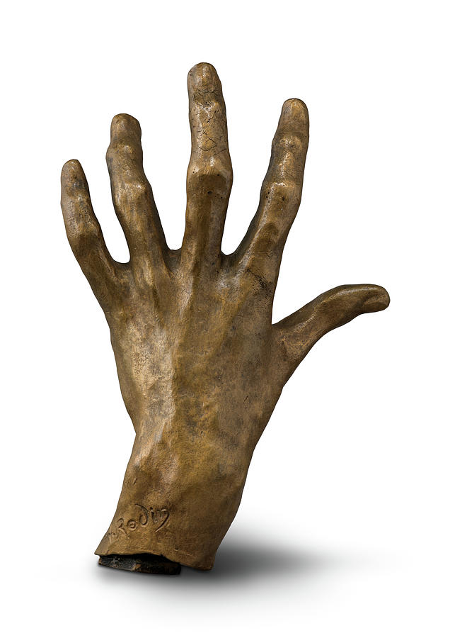 Auguste Rodin Painting - Left Hand of a Pianist by Auguste Rodin