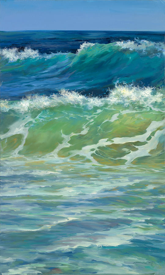 Beach Painting - Left Ocean by Laurie Snow Hein