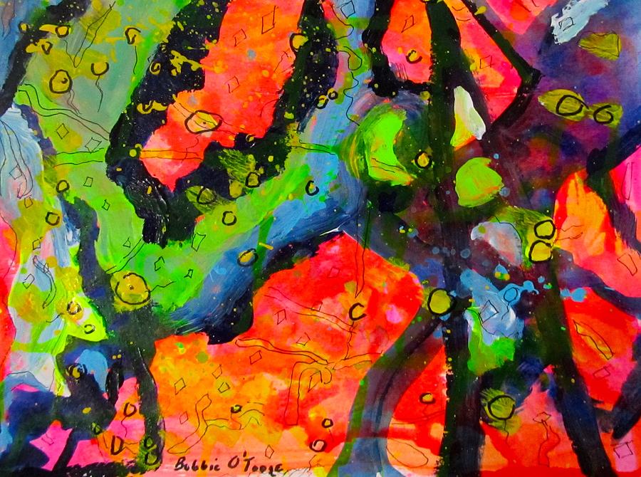 Lefthand Abstracts Series #8 Things Painting by Barbara OToole