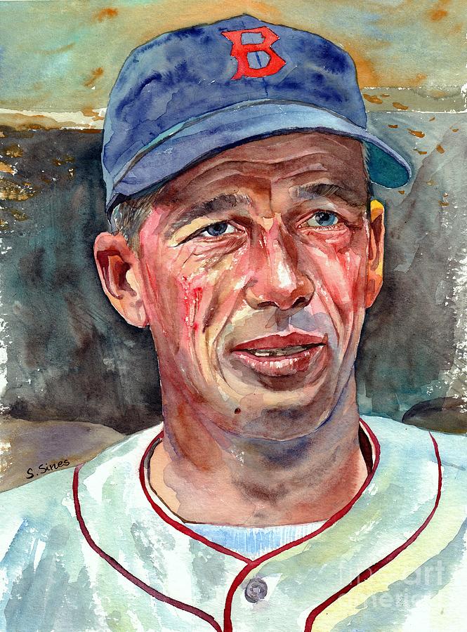 Cy Young Painting - Lefty Grove by Suzann Sines