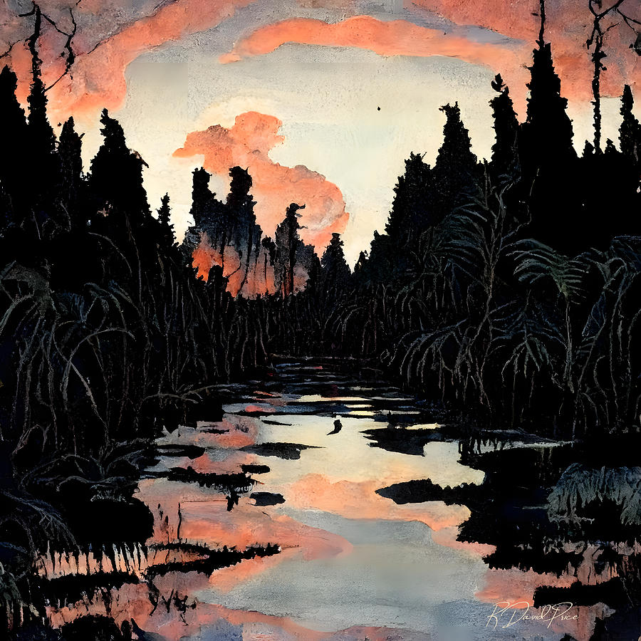 Legend of Boggy Creek Painting by David Price