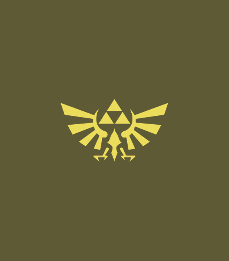 Legend Of Zelda Royal Crest Left Chest Pocket Logo Digital Art by ...