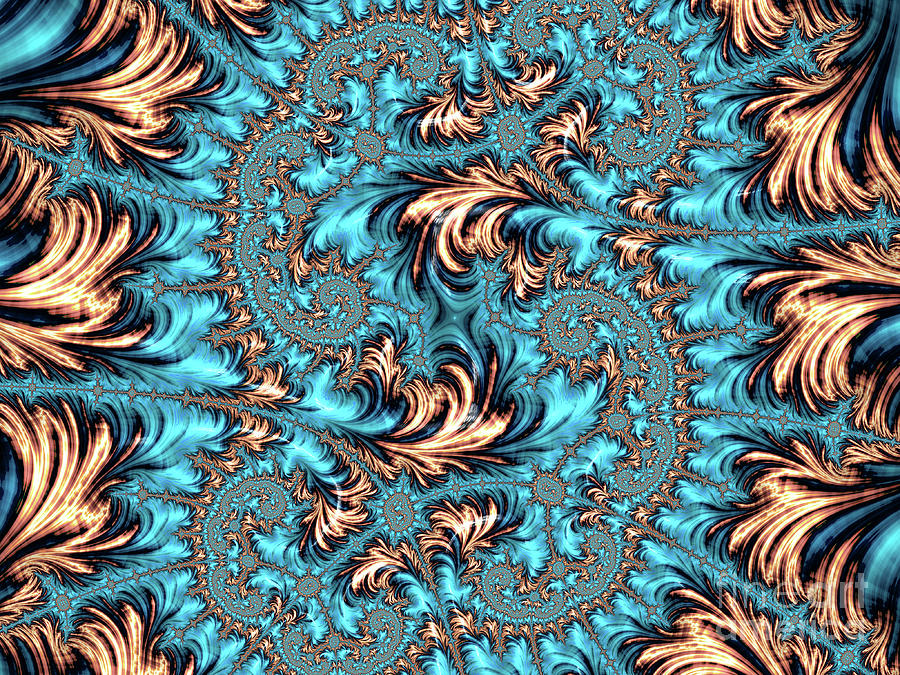 Legendary Copper and Teal 94 Digital Art by Elisabeth Lucas - Fine Art ...