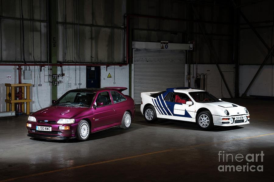 Legendary Group B Race Car Ford RS200 EVO And Ford Escort RS Cosworth ...