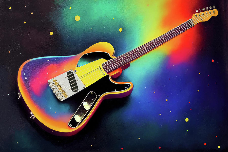 Legendary - Rock Guitar Digital Art by Mark Tisdale