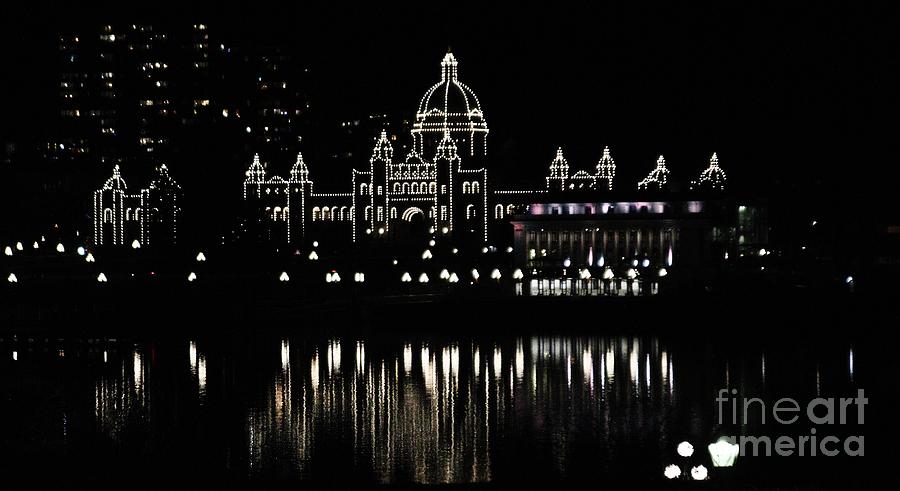 Legislature At Night Photograph by Kimberly Furey