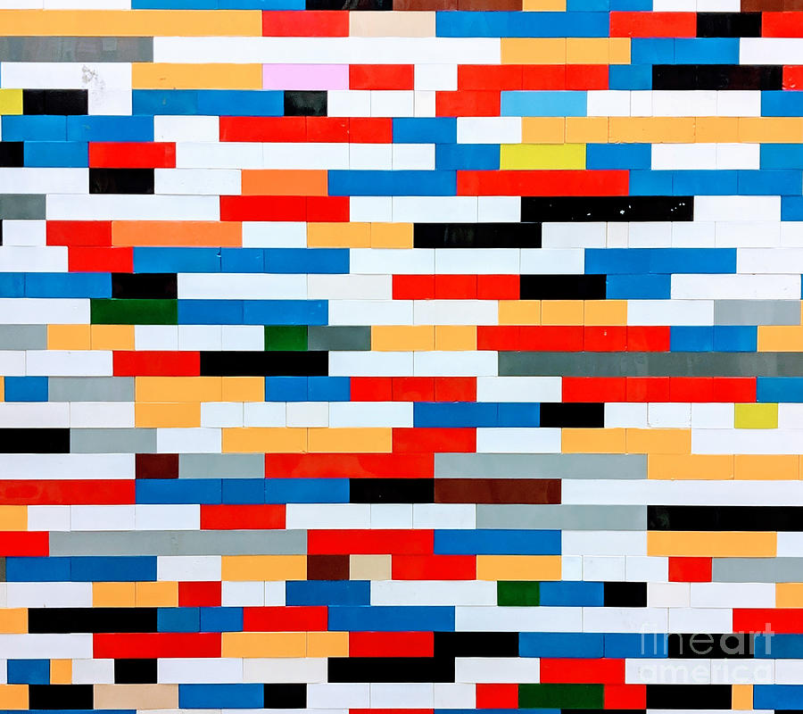 sektor kant Omsorg Lego Bricks Pattern Digital Art by Noirty Designs - Pixels