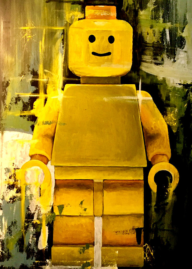 Lego Minifigure Painting by Jan Poncelet - Fine Art America