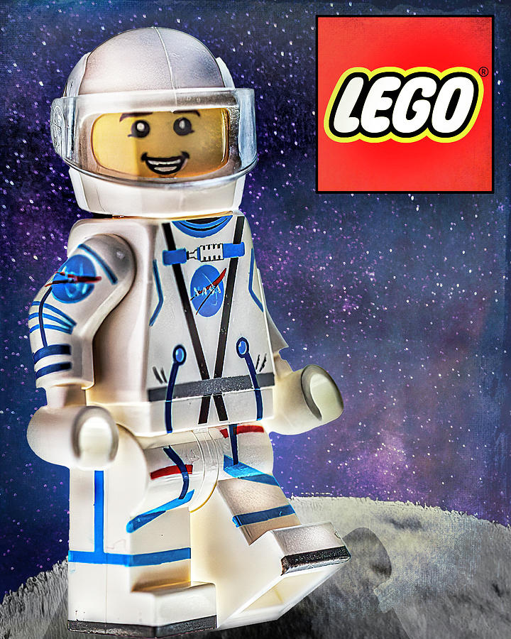 Lego Nasa Astronaut by James Sage - Royalty Free and Rights