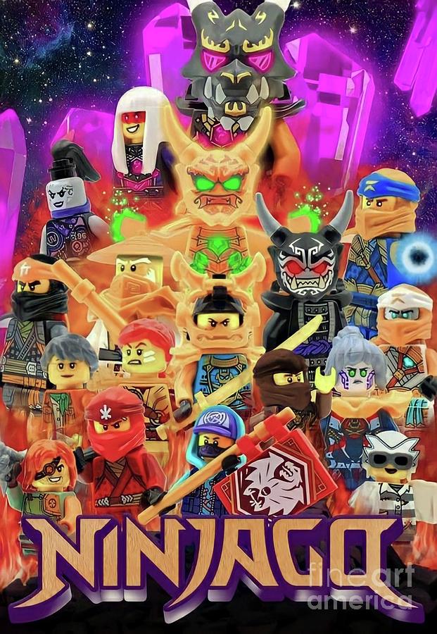 Lego Ninjago Digital Art by Azzura Fine - Pixels