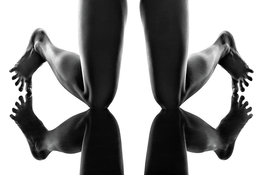 Legs And Feet Reflections Photograph By Johan Swanepoel