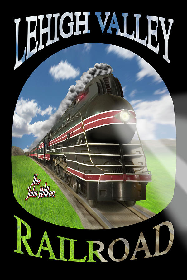 Lehigh Valley Railroad - Poster Photograph by Mike McGlothlen