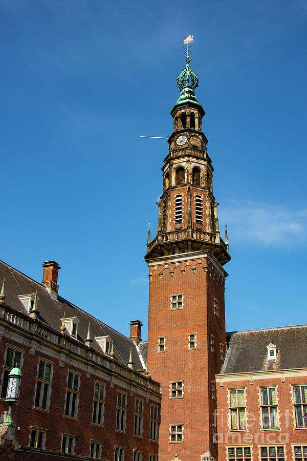 Leiden City Hall and Tower Photograph by Bob Phillips - Fine Art America