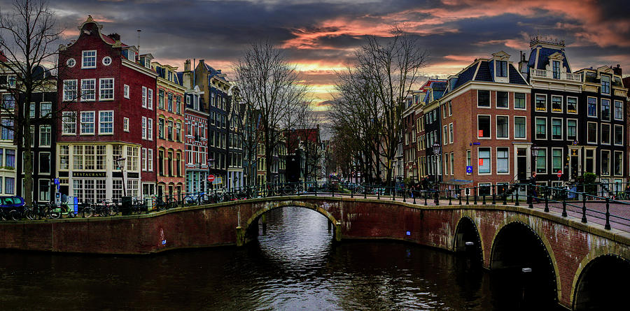 Leidsegracht and Keizersgracht Canals Photograph by Norma Brandsberg ...