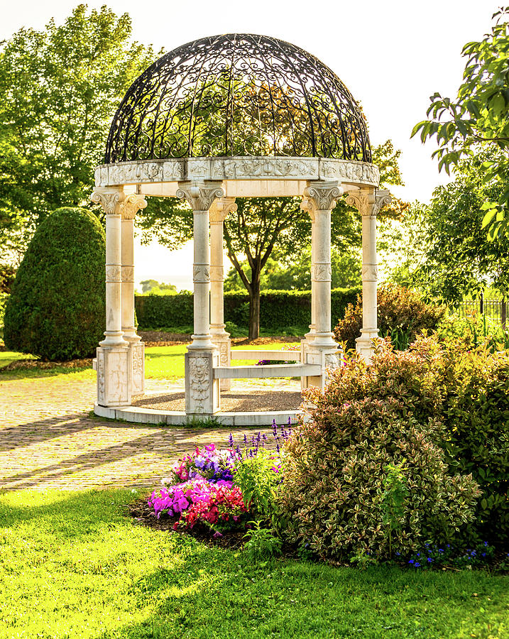 Leif Erickson Park Gazeebo Mixed Media by Optical Playground By MP Ray ...