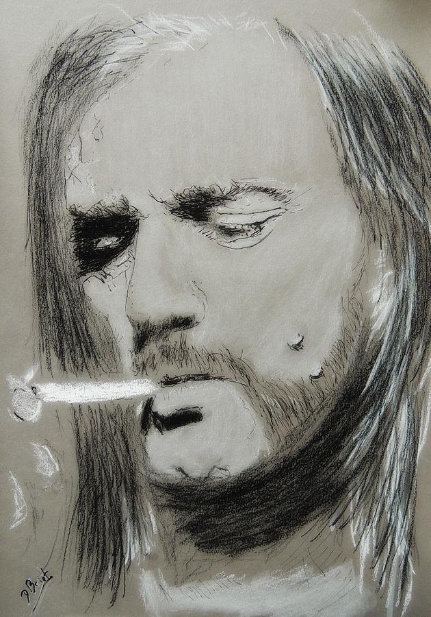 Lemmy Drawing by David Briot | Fine Art America