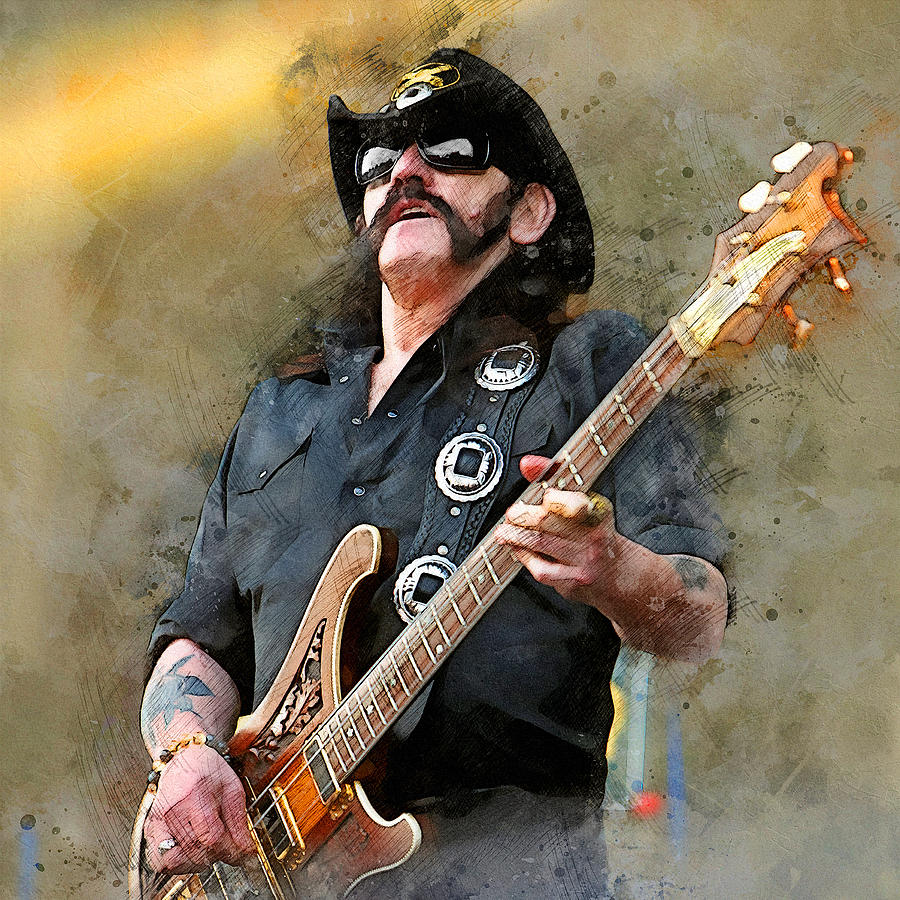 Lemmy Rocks Painting by John Farr - Fine Art America