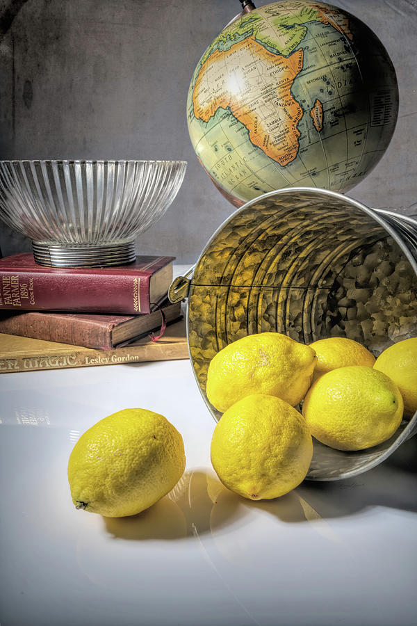 Lemon Bucket Photograph by Sharon Popek