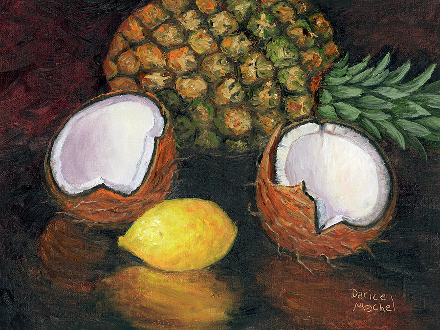 Lemon n Coconut Painting by Darice Machel McGuire