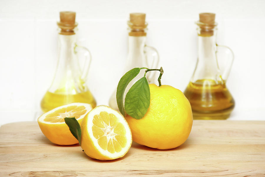Lemon on the Kitchen Photograph by Masha Batkova