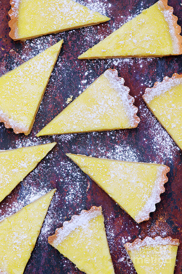 Lemon Tart Slices Photograph by Tim Gainey