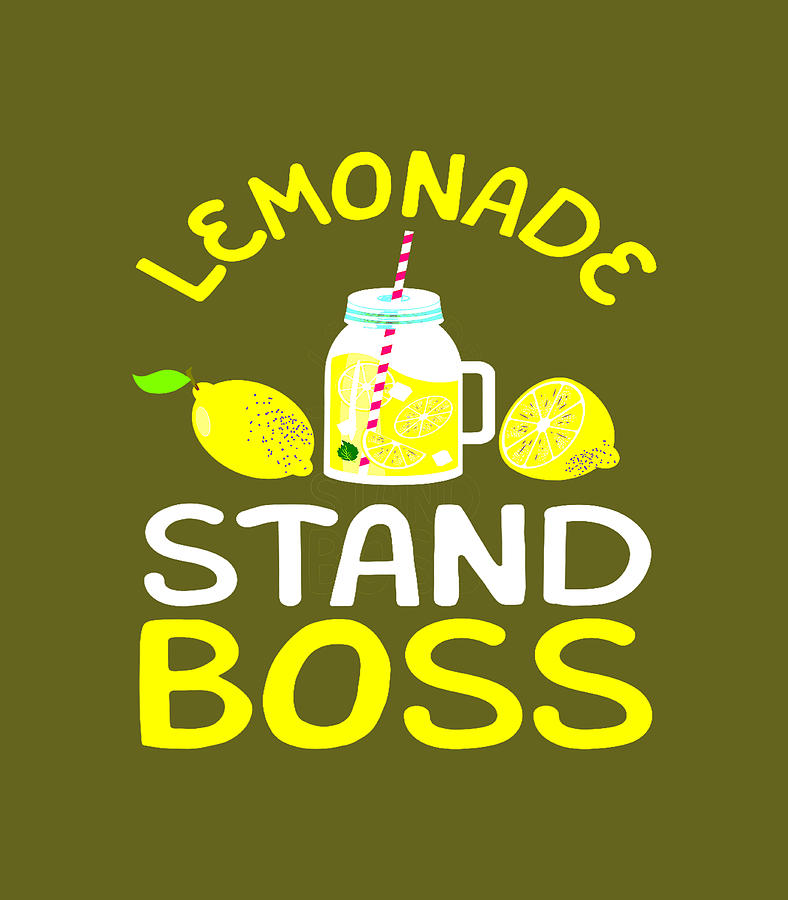 Lemonade Stand Boss Lemon Juice T Digital Art By Ellis Ameria Fine