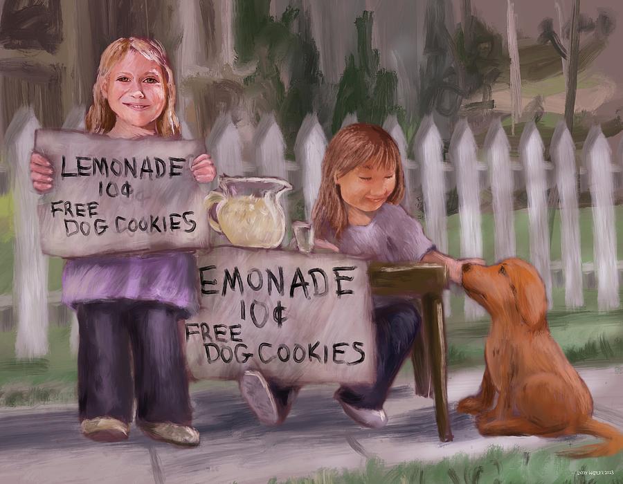 Lemonade Stand Digital Art by Larry Whitler