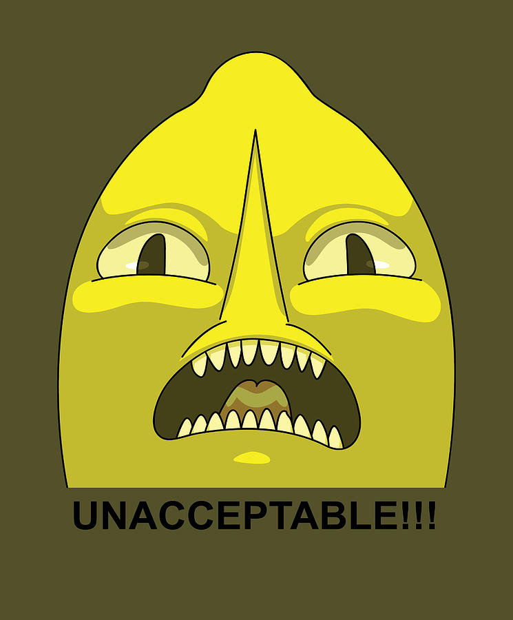 Lemongrab Unacceptable 3 Digital Art by Ivy Elliott - Fine Art America