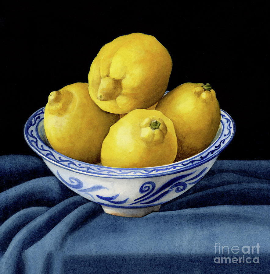 Lemons Painting by Jenny Barron