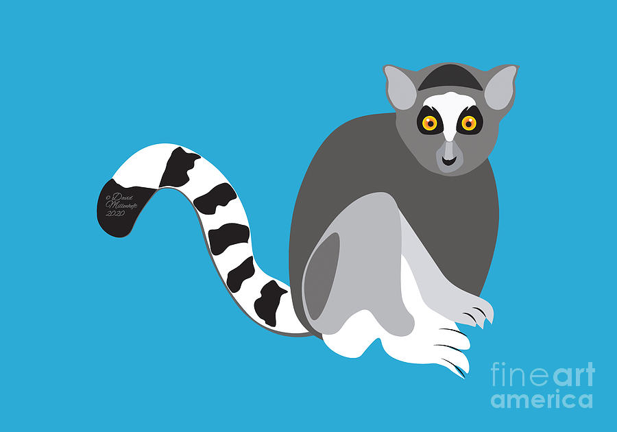 Lemur, David Millenheft Art Collection Digital Art by David Millenheft