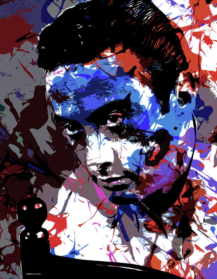 Lenny Bruce psychedelic portrait Digital Art by Movie World Posters