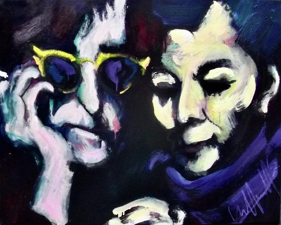 Lennon Ono Painting by Les Leffingwell