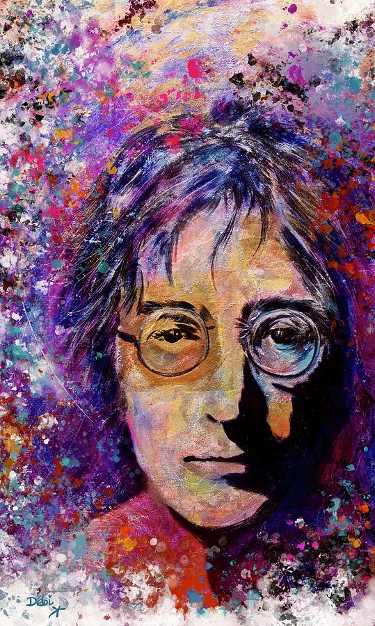 Lennon Reconstructed Painting by Debi Starr