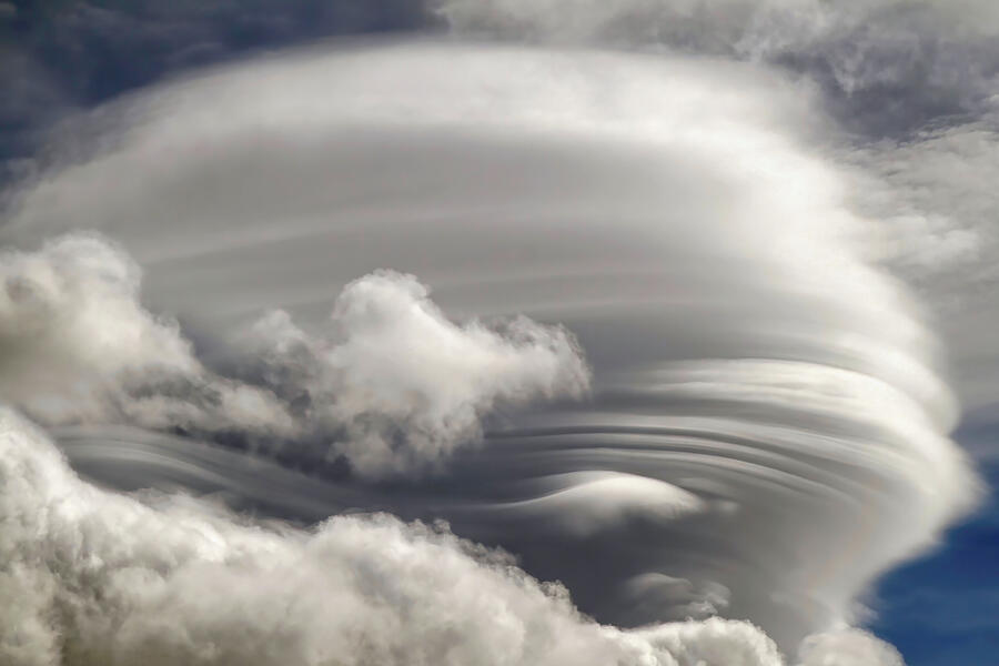 Lenticular Clouds 2 Photograph by Donna Kennedy