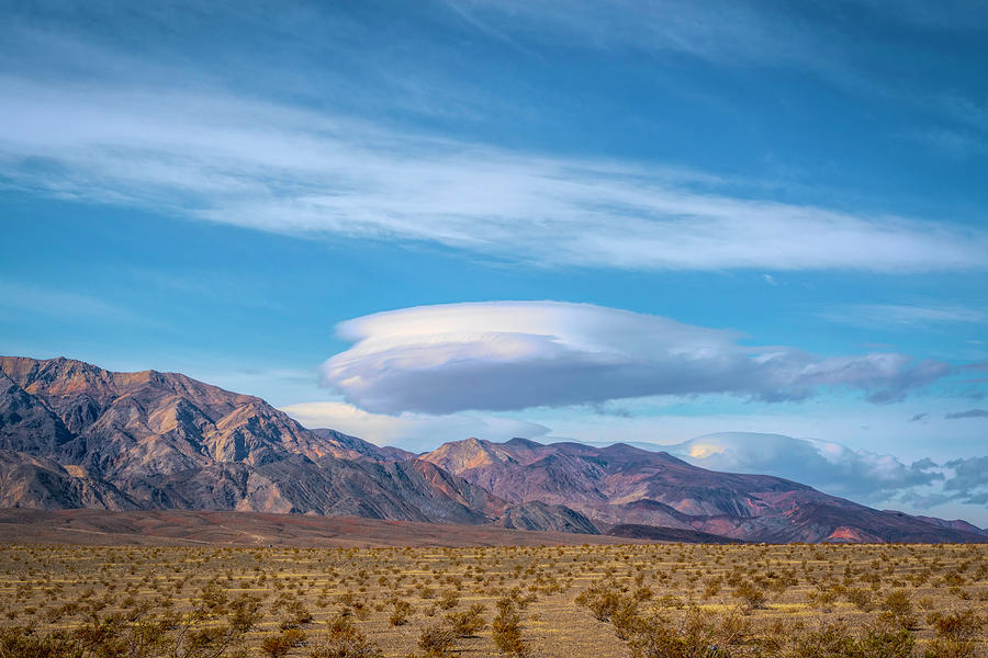 Lenticular Clouds Over Mountain 2 Photograph by Lindsay Thomson