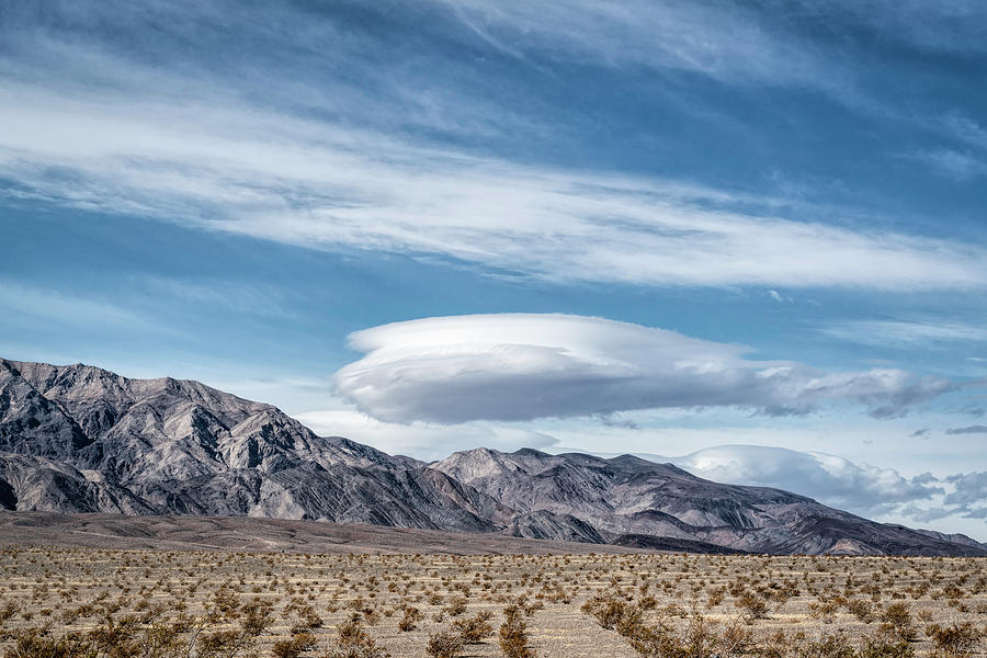 Lenticular Clouds Over Mountains Photograph by Lindsay Thomson