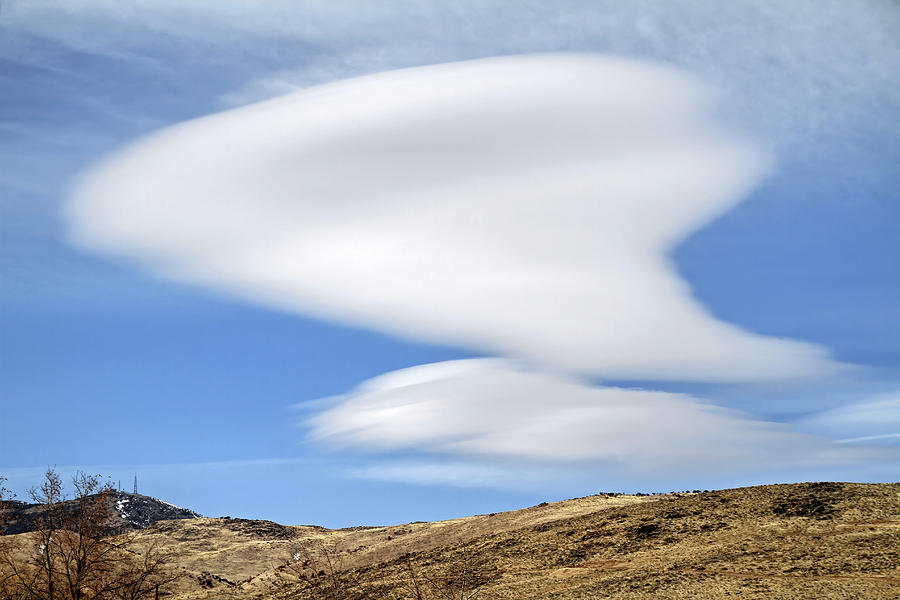 Lenticular Funnel Cloud Photograph by Donna Kennedy - Pixels