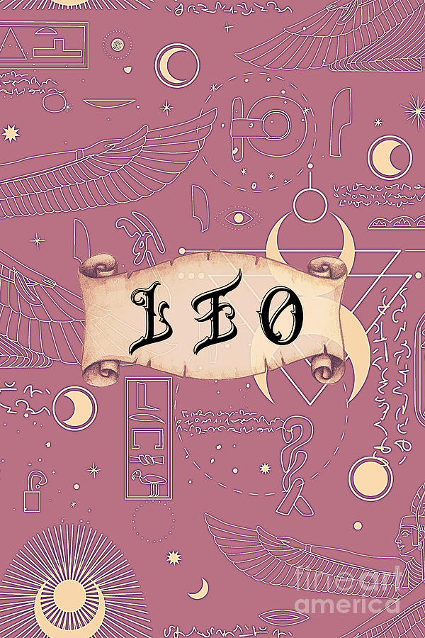 Leo Cosmic Zodiac Digital Art by Manos Chronakis