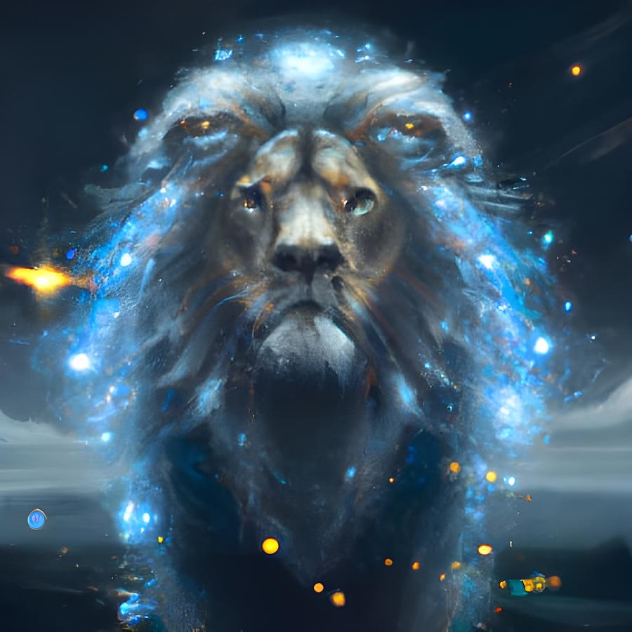 Leo, Fifth Sign of the Zodiac Digital Art by Beverly Read