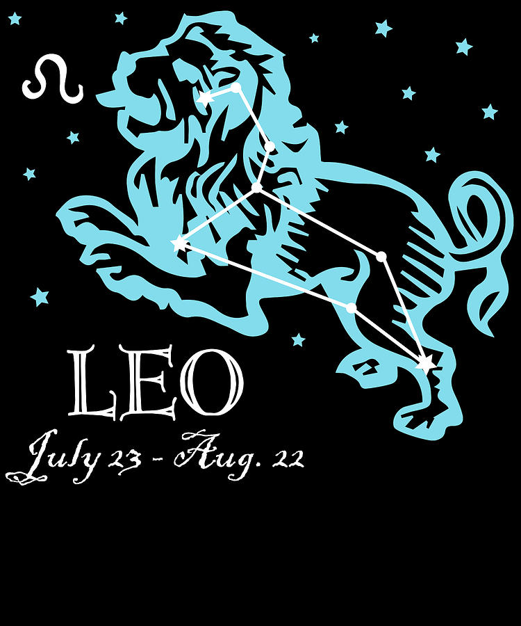 Leo the Lion Constellation Digital Art by ShunnWii