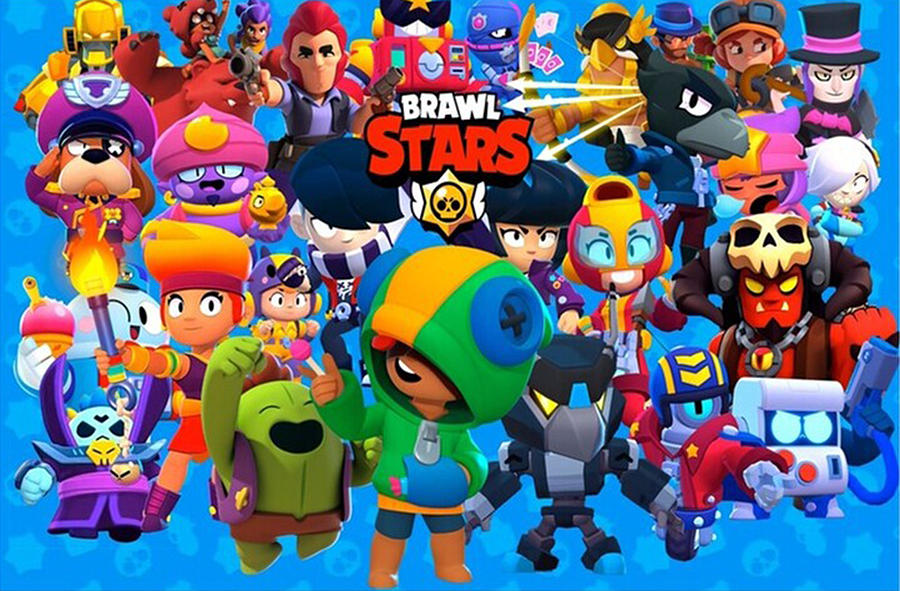 LEON and FRIENDS BRAWLERS from BRAWL STARS Digital Art by Carol Moncada ...