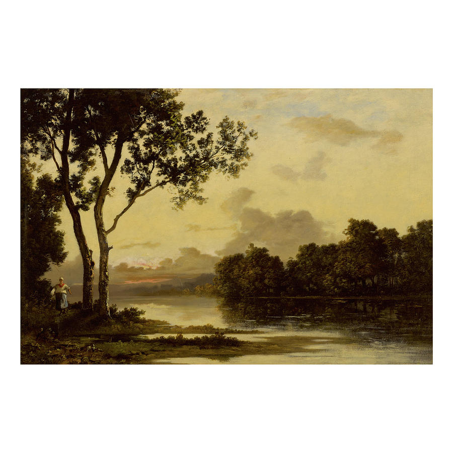 LEON RICHET French 1847 - 1907 LATE SUMMER SUN Painting by Arpina Shop ...