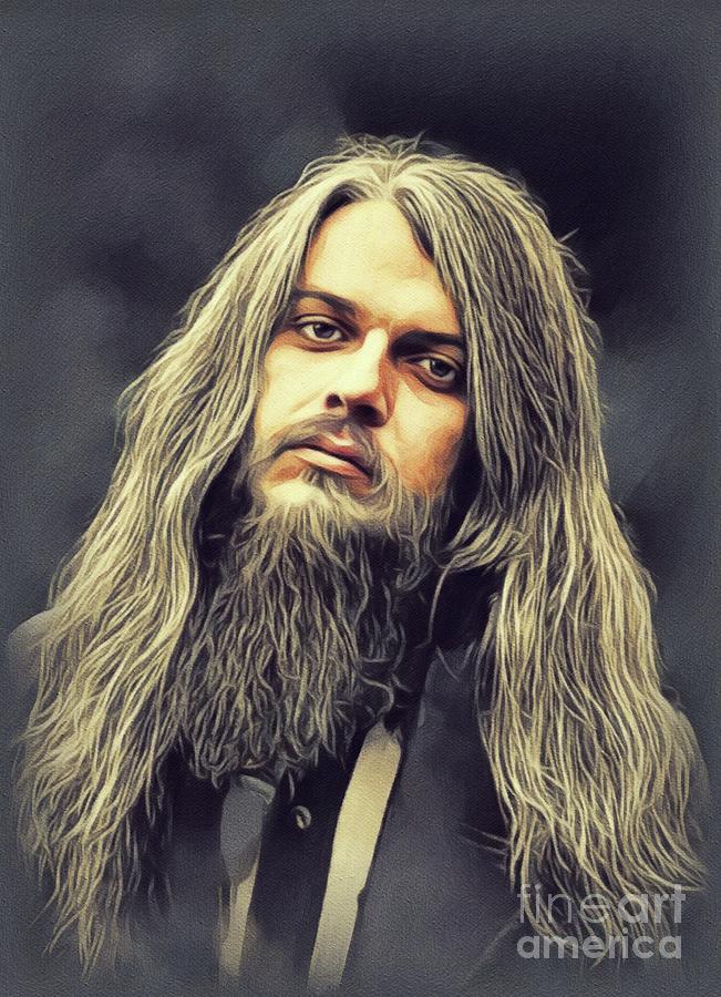 Music Painting - Leon Russell, Music Legend by Esoterica Art Agency