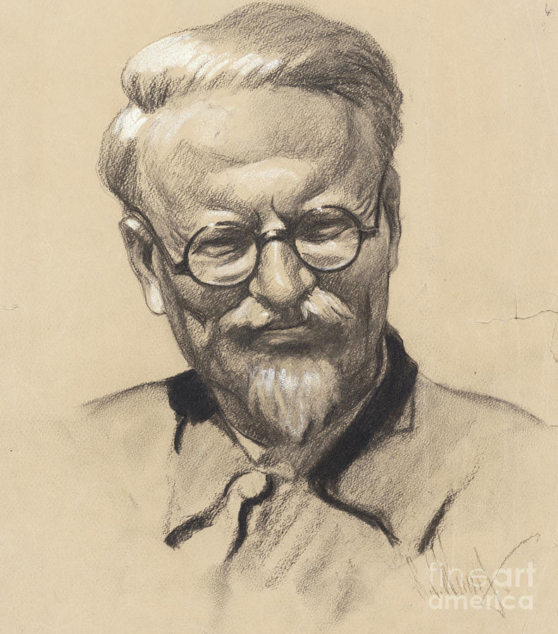 Leon Trotsky Portrait Photograph by John  Mitchell