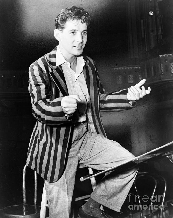 Leonard Bernstein, 1945 Photograph by Fred Palumbo