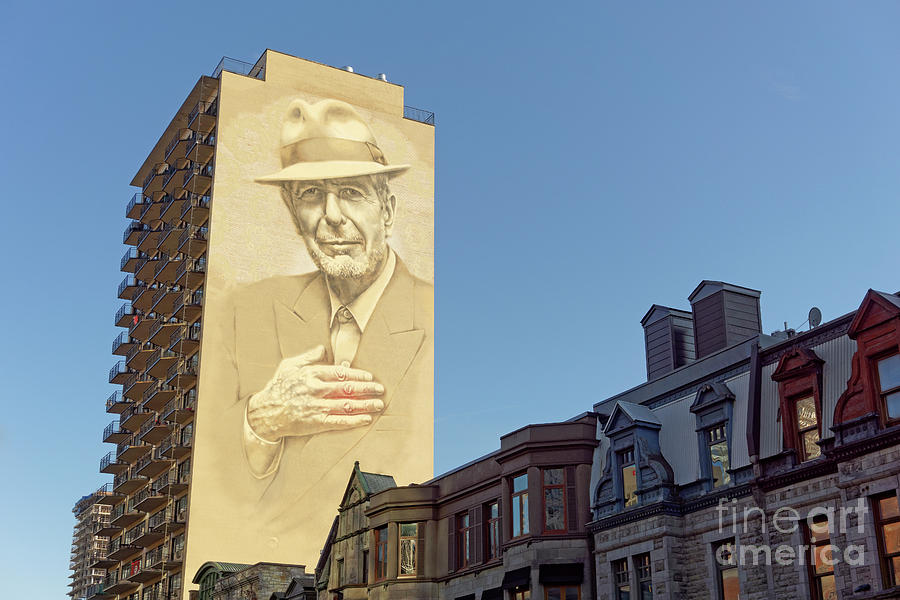 Leonard Cohen Mural Montreal Photograph by John  Mitchell