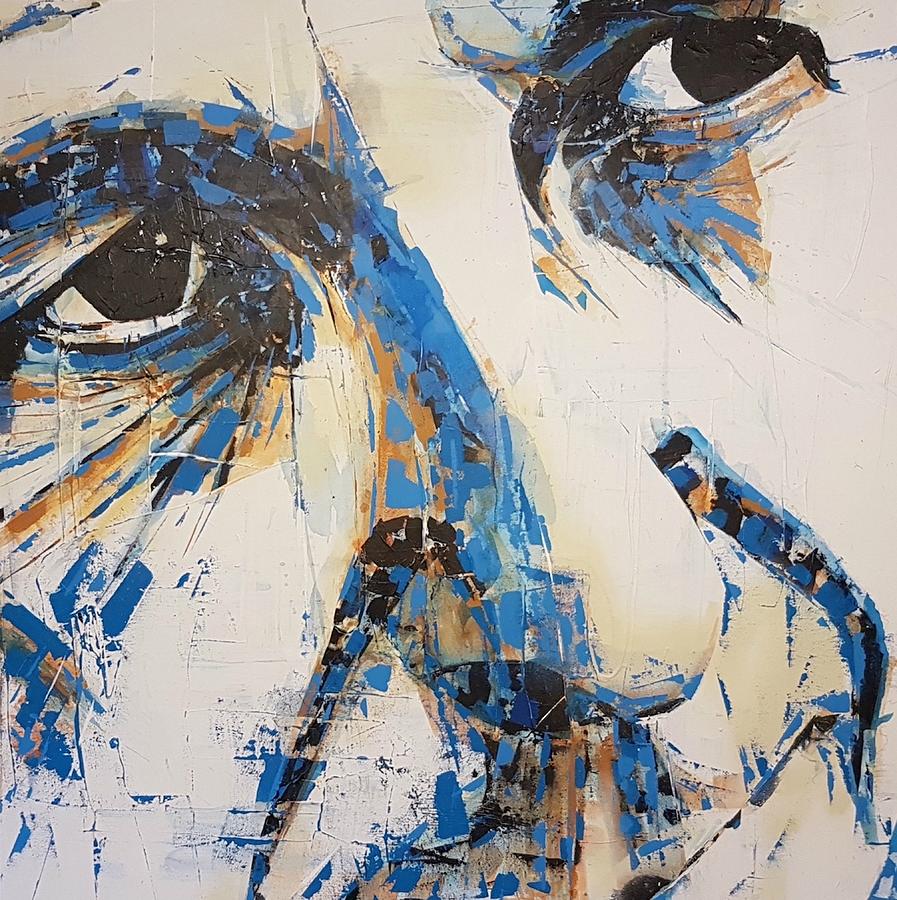 Leonard Cohen  Painting by Paul Lovering
