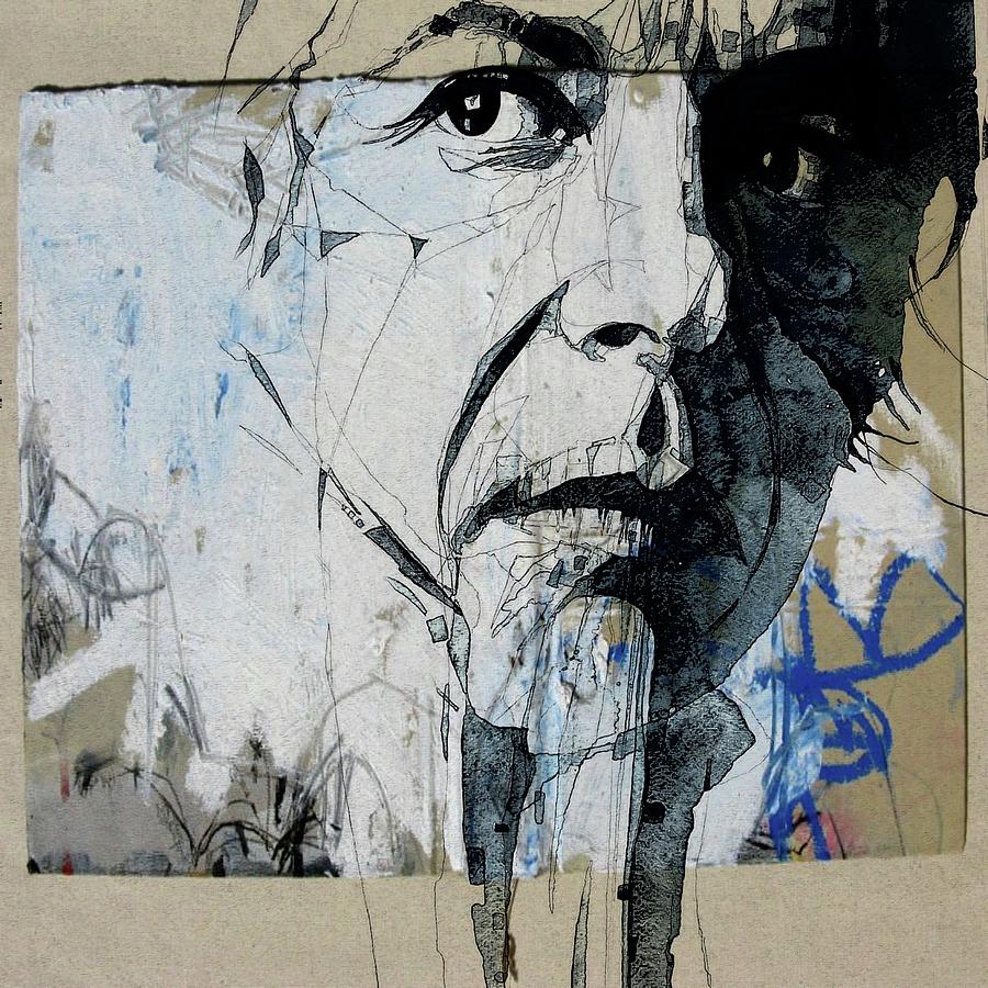 Leonard Cohen - The Partisan Mixed Media by Paul Lovering